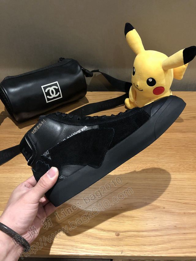 Nike男鞋 2019秋冬 耐克聯名Air Jordan 1最新系列 耐克高幫磨砂牛皮休閒男鞋  hdx13091